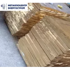 Бронзовая плита полоса БРА10Ж4Н4Л 20 x 300 x 500 лит
