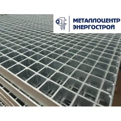 Прессованный настил Р 34*33/40*3 1000х1000 с зубом противоскольжения