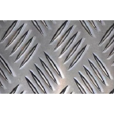 Лист рифленый нержавеющий 1x1500x3000мм ДУЭТ